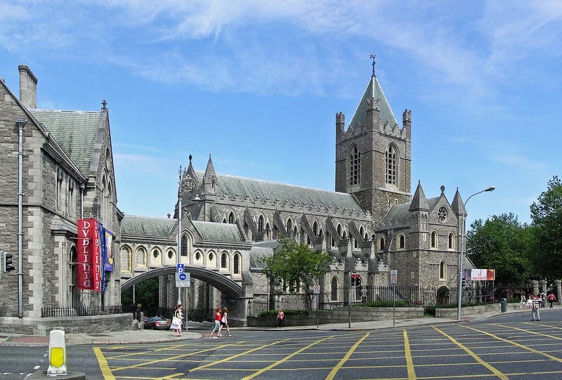 Chirstchurch Cathedral Dublin Rainwater system repair and upgrade ancient building Dublin