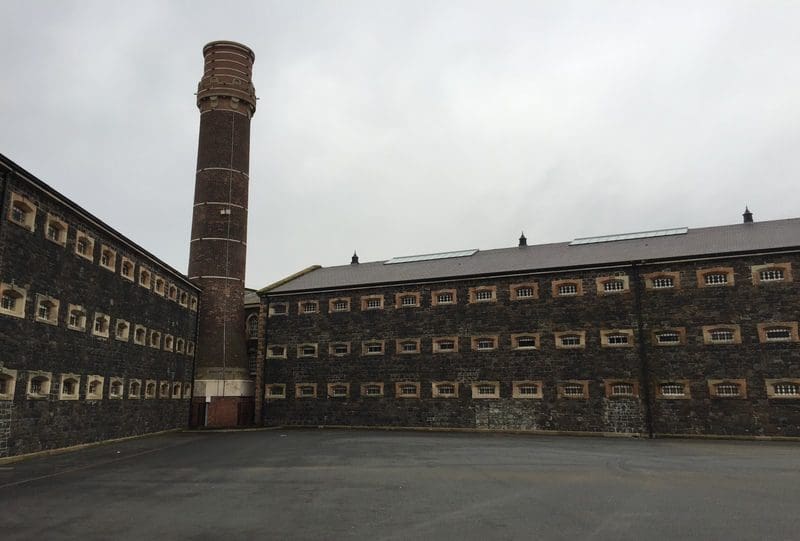 Crumlin jail Belfast repair of rainwater system Traditional Building Solutions Meath Ireland